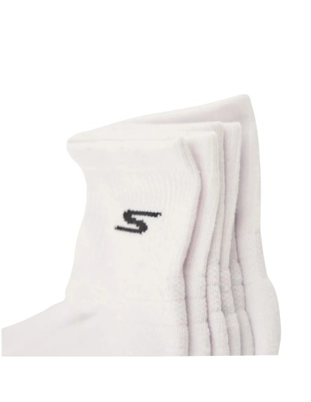 Skechers 3pk Mens Qtr Prem Basic Socks S119050HWHT