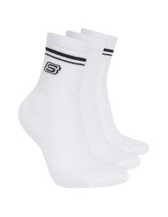 Skechers 3pk Wpk Wmn Ls Low Crew S601827WHT