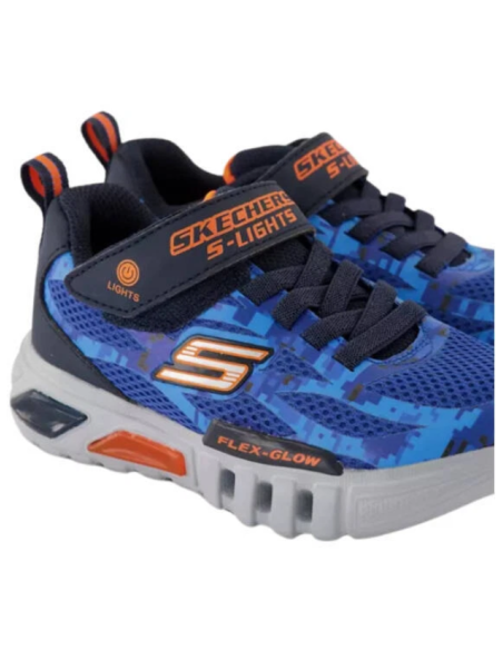 Skechers FLEXGLOW TAREN SLights JR 400018LNVOR shoes