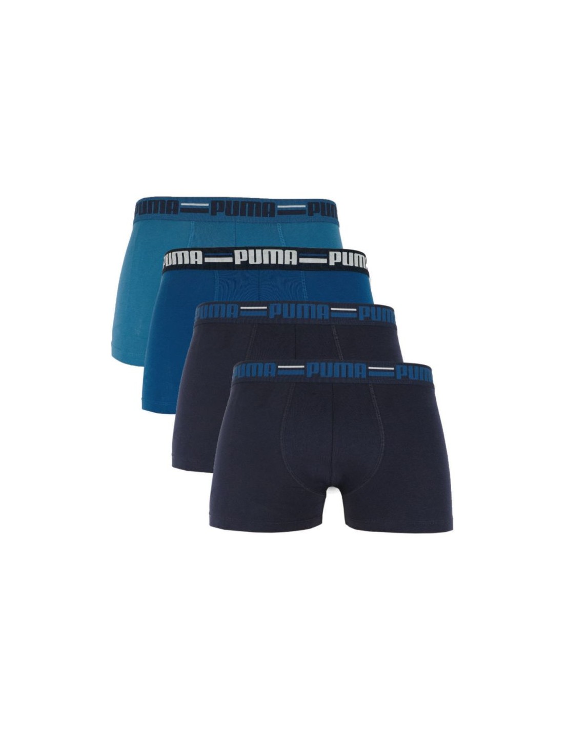 Puma Brand Elastic Men's Boxer Shorts 4Pack NavyBlue 938197 02