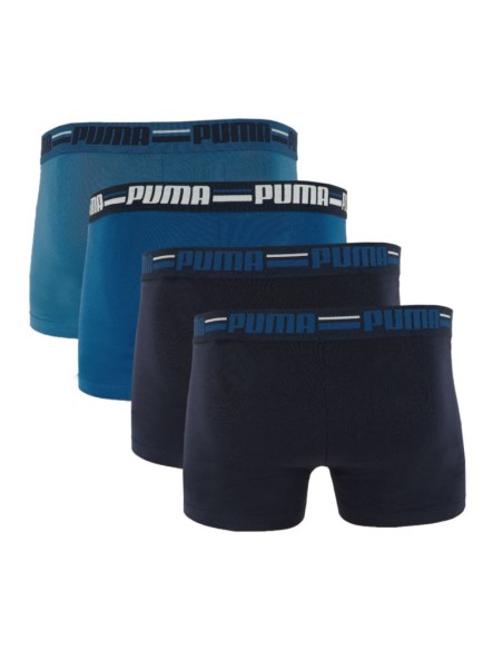Puma Brand Elastic Men's Boxer Shorts 4Pack NavyBlue 938197 02