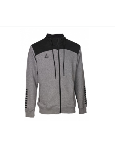 Select Oxford Zip Hoodie U T2601811 greyblack
