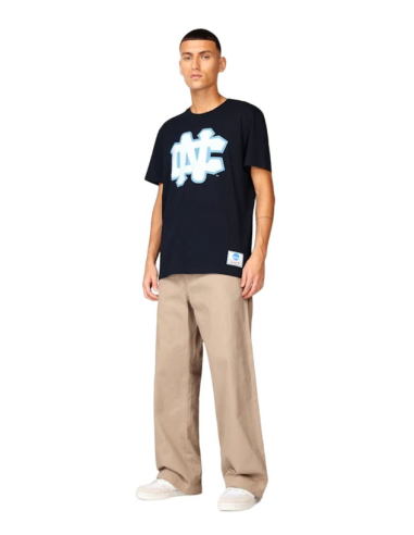 Mitchell Ness NCAA University Of North Carolina Large Logo Tee M BMTRINTL1272UNCNAVY