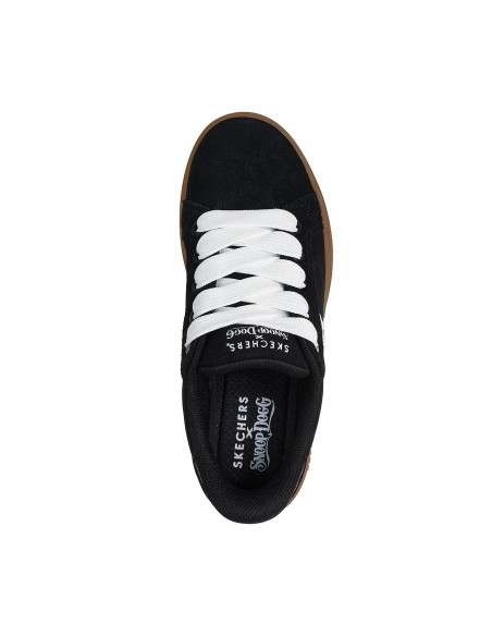 Skechers SlipIns Suede Snoop Cupsole Sneaker 186100BKW