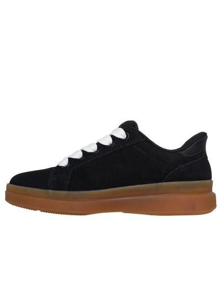 Skechers SlipIns Suede Snoop Cupsole Sneaker 186100BKW