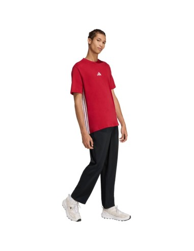 adidas Essentials 3Stripes Men's TShirt Red KD4865