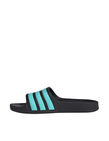 Adidas Adilette Aqua Slides children's flipflops black and blue JS2497