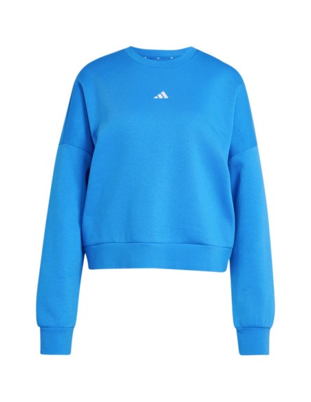 adidas Essentials Small Logo Feelcozy Women's Sweatshirt Blue KC5280