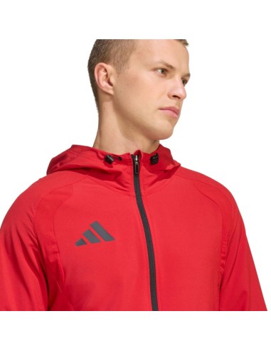 Men's adidas Tiro 26 Travel Windbreaker Jacket Red KD3337