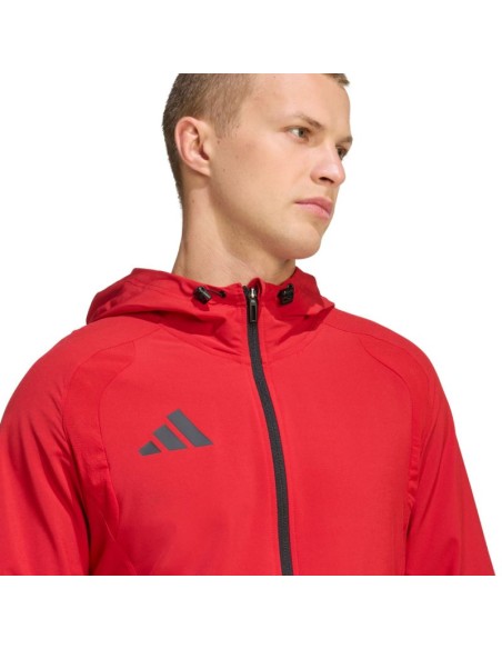 Men's adidas Tiro 26 Travel Windbreaker Jacket Red KD3337