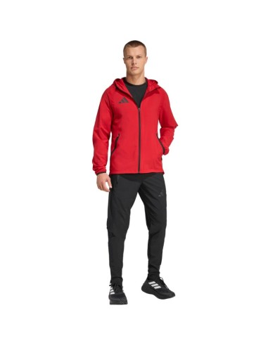 Men's adidas Tiro 26 Travel Windbreaker Jacket Red KD3337
