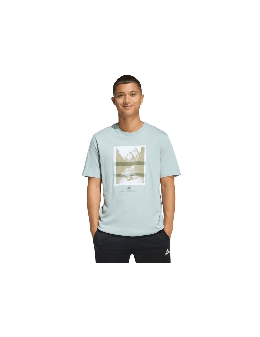 Men's adidas Outdoor Kayaking Graphic Tshirt mint KG5409