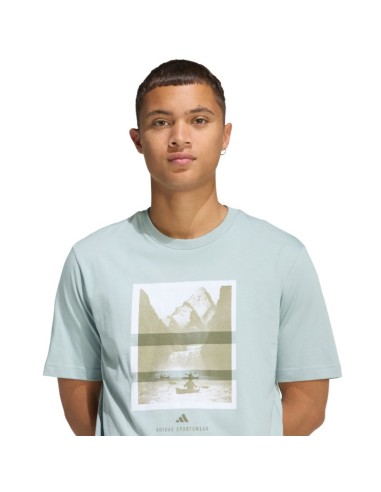 Men's adidas Outdoor Kayaking Graphic Tshirt mint KG5409