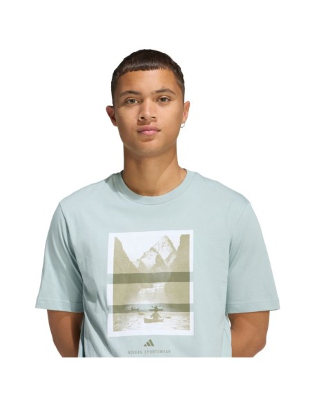 Men's adidas Outdoor Kayaking Graphic Tshirt mint KG5409