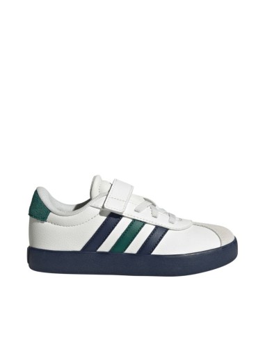 Adidas VL Court 30 Skateboarding Shoes for Kids White IH3957