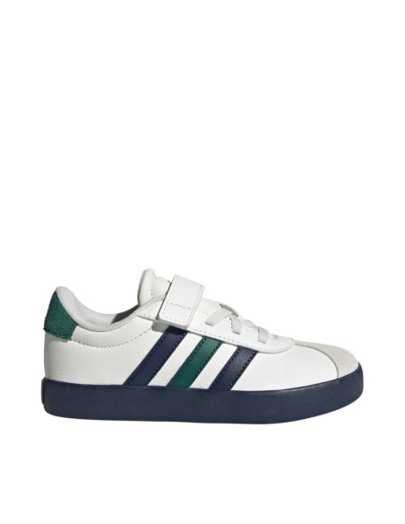 Adidas VL Court 30 Skateboarding Shoes for Kids White IH3957