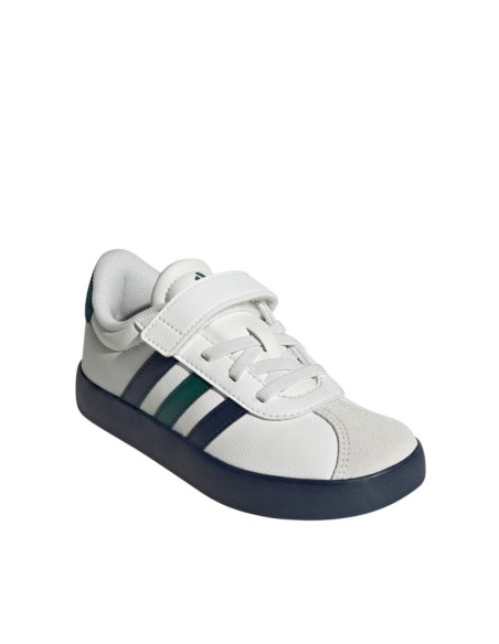Adidas VL Court 30 Skateboarding Shoes for Kids White IH3957