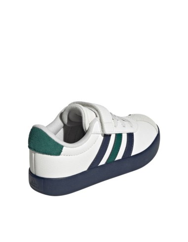 Adidas VL Court 30 Skateboarding Shoes for Kids White IH3957