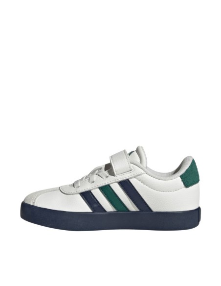 Adidas VL Court 30 Skateboarding Shoes for Kids White IH3957