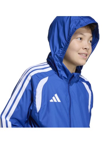 adidas Tiro 26 League Windbreaker Blue Kids Jacket JY9723