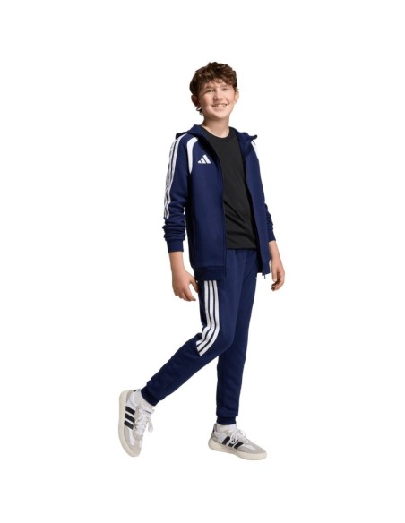 adidas Tiro 26 League Sweat Full Zip Hoodie for Kids Navy Blue KF3322