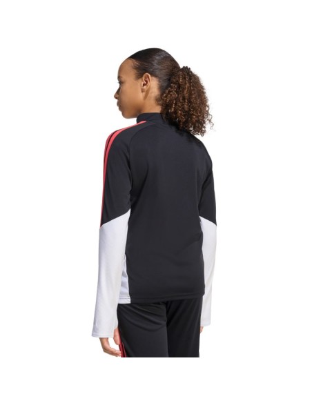 adidas Tiro 26 Competition Training Top Kids Sweatshirt Black White and Red KC3783