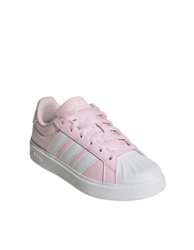 Adidas Streettalk Pink and White Kids' Shoes JQ8609