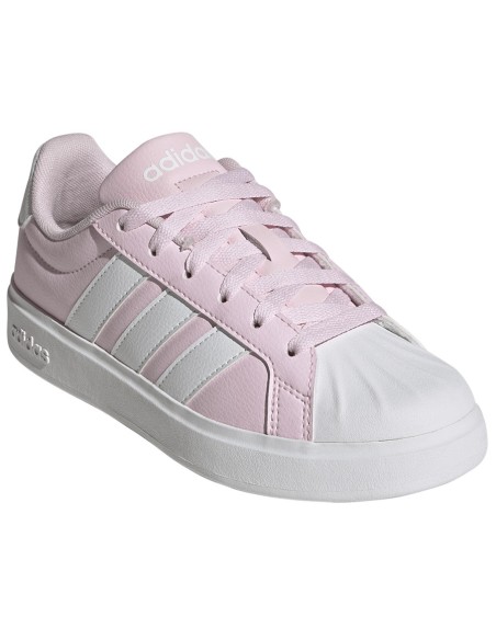 Adidas Streettalk Pink and White Kids' Shoes JQ8609