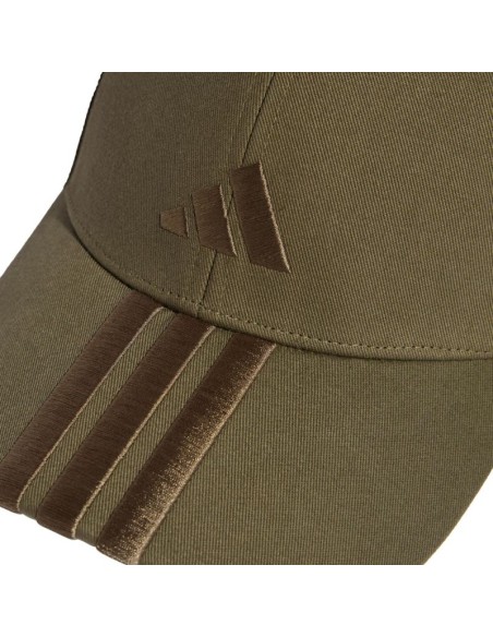 adidas 3Stripes New Logo Baseball Cap Olive KE5878
