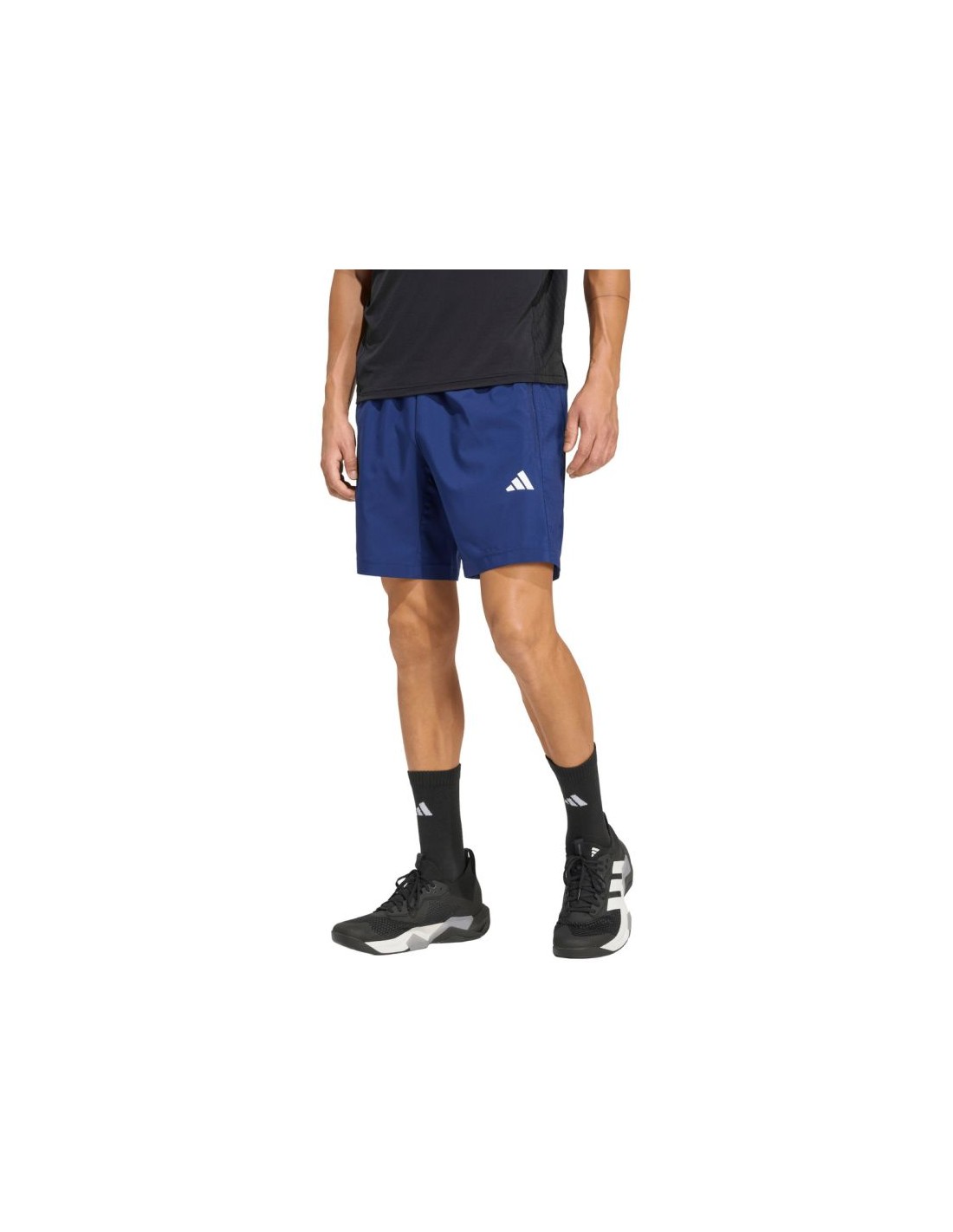 Men's adidas Workout Essentials Base Woven Navy Blue Shorts KD2947