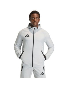 Men's adidas Tiro 26 Travel Windbreaker Jacket Light Gray KD3336