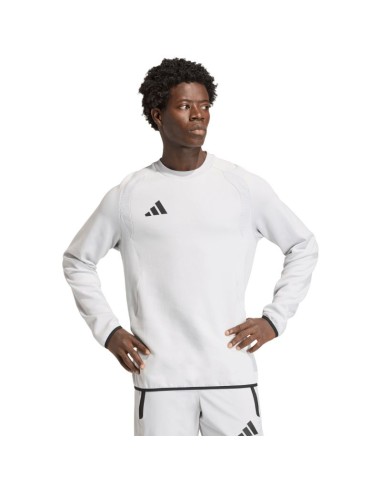 Men's adidas Tiro 26 Travel Crew sweatshirt white KD3323