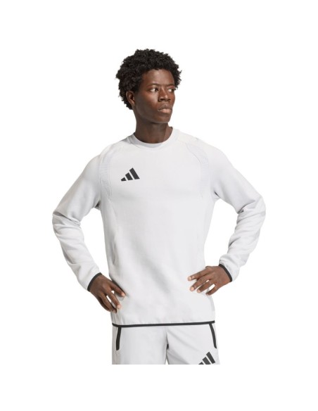 Men's adidas Tiro 26 Travel Crew sweatshirt white KD3323