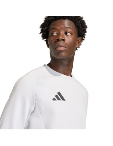Men's adidas Tiro 26 Travel Crew sweatshirt white KD3323