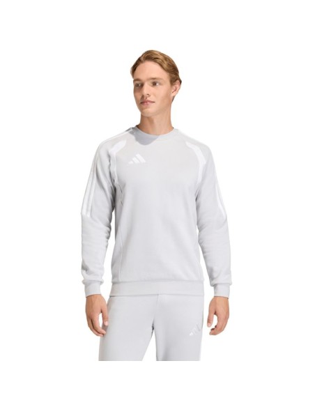 Men's adidas Tiro 26 League Sweat Crew Light Gray KF3415