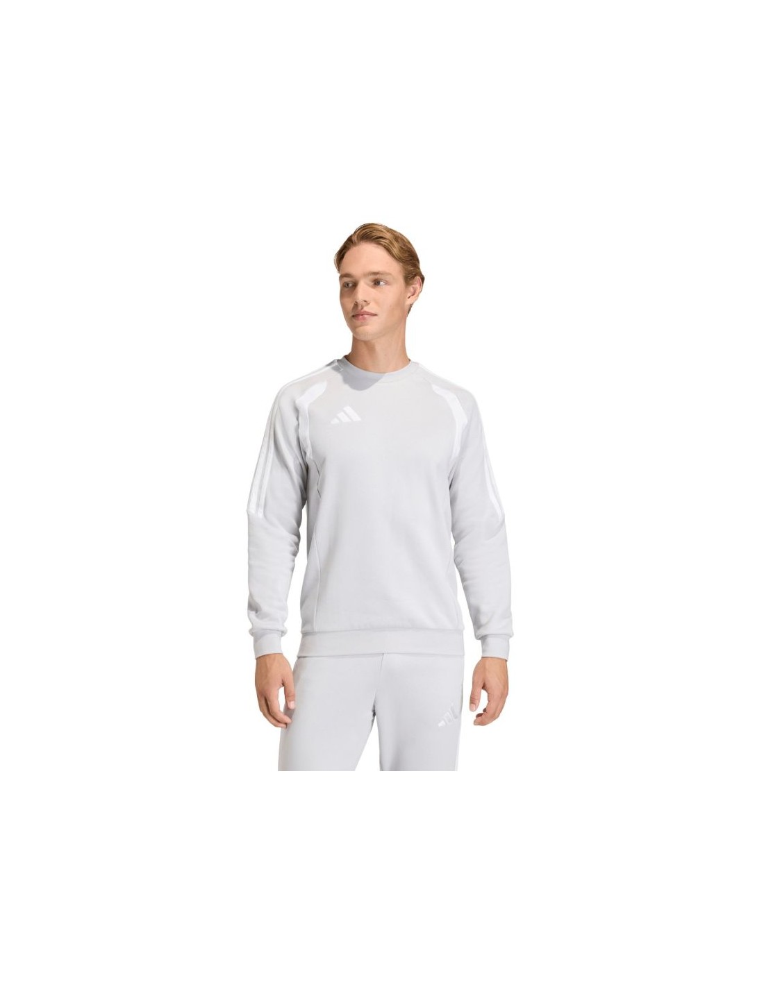 Men's adidas Tiro 26 League Sweat Crew Light Gray KF3415