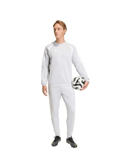 Men's adidas Tiro 26 League Sweat Crew Light Gray KF3415