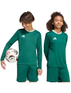 adidas Entrada 26 Long Sleeve Jersey for Kids Green KF5873