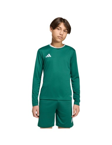 adidas Entrada 26 Long Sleeve Jersey for Kids Green KF5873