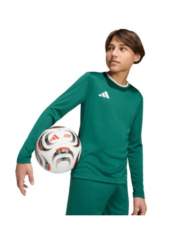 adidas Entrada 26 Long Sleeve Jersey for Kids Green KF5873