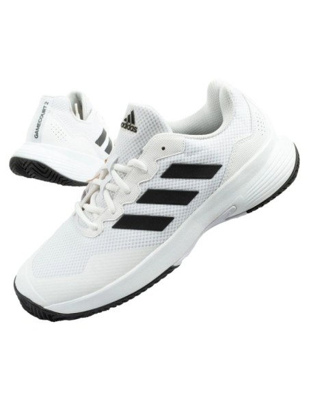 Adidas GameCourt 2 tennis court shoes white