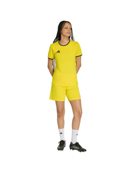 Adidas Entrada 26 women's shorts yellow JZ2540