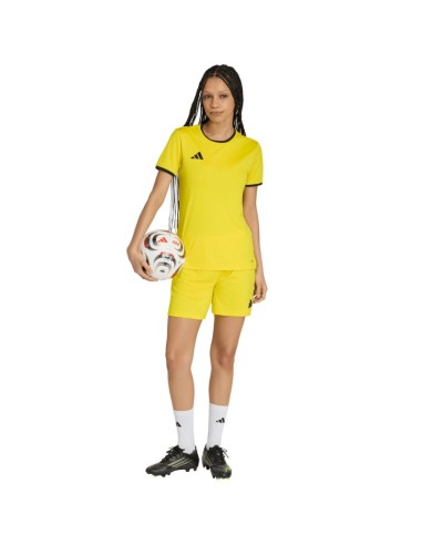 Adidas Entrada 26 women's shorts yellow JZ2540