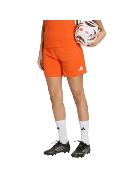 Adidas Entrada 26 women's shorts orange JZ2538