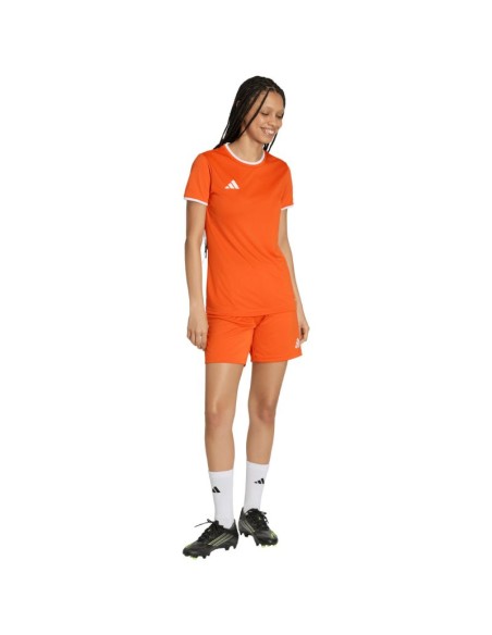 Adidas Entrada 26 women's shorts orange JZ2538