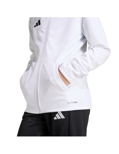 adidas Entrada 26 Track kids' sweatshirt white JZ6605