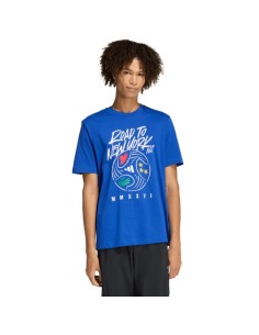 Men's adidas FIFA World Cup 26 Road to NYNJ Graphic TShirt Blue KB2534