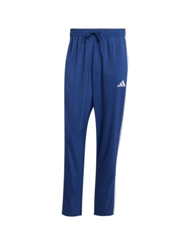 Men's adidas Essentials 3Stripes Stanford Open Hem Pants Blue JE6400