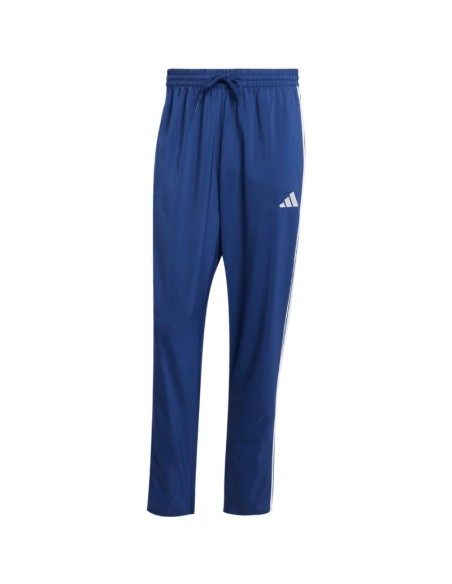 Men's adidas Essentials 3Stripes Stanford Open Hem Pants Blue JE6400