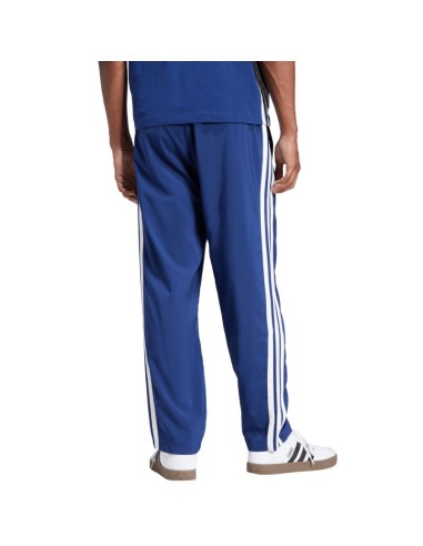 Men's adidas Essentials 3Stripes Stanford Open Hem Pants Blue JE6400